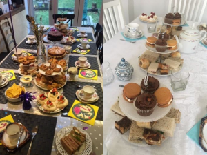 afternoon tea party delivery west yorkshire and leeds